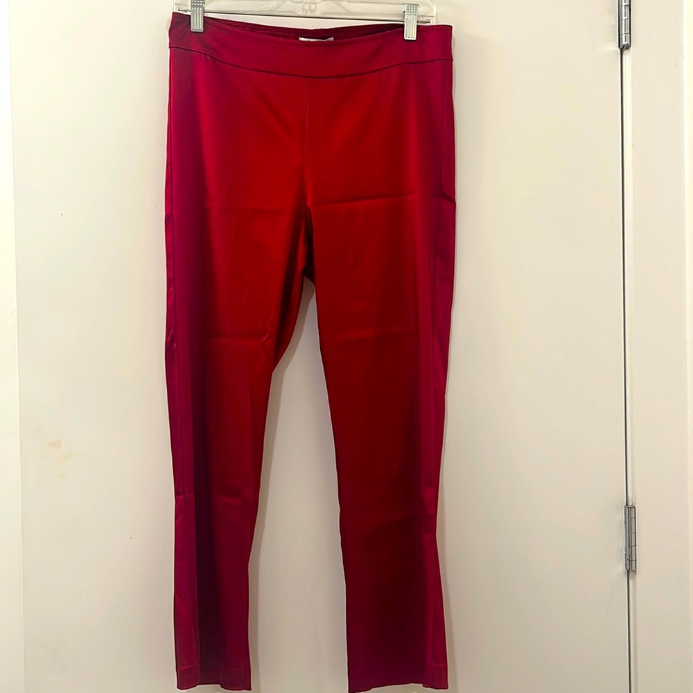 Avenue Montaigne Satin Silk Leo Pant